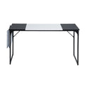 Computer Desk 55 inch with Storage Bag Black Metal Frame F45335