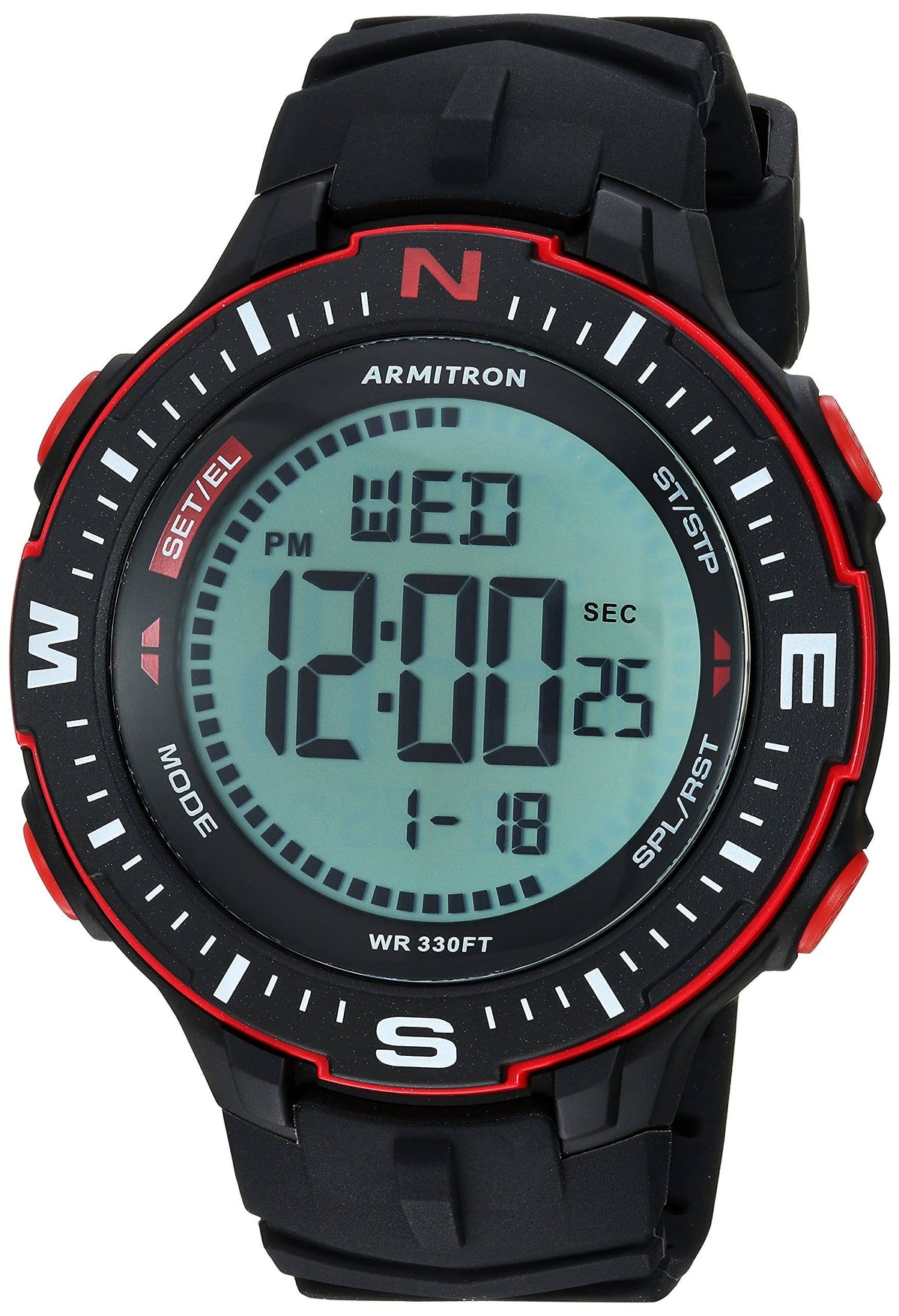 Men's Digital Chronograph Watch Black T2560