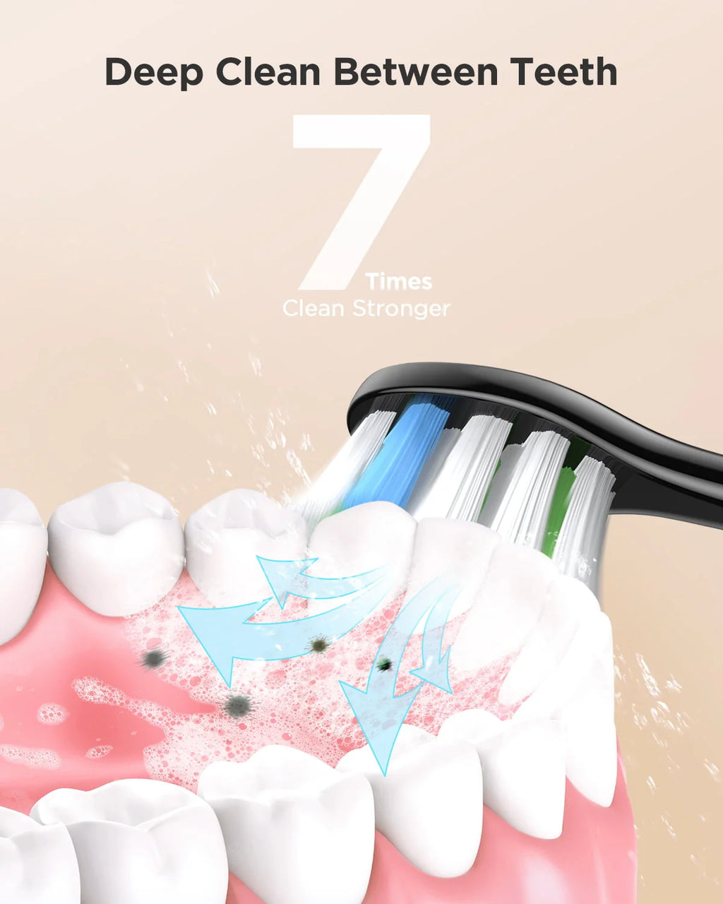 Black Water Flosser and Toothbrush Combo V592