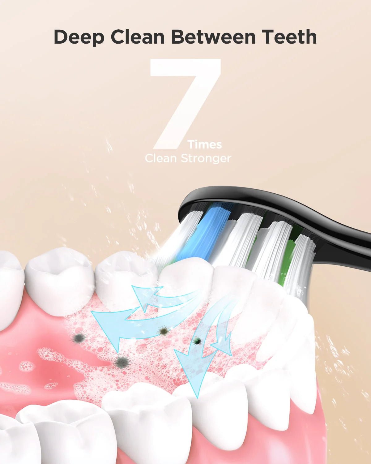 Black Water Flosser and Toothbrush Combo V592
