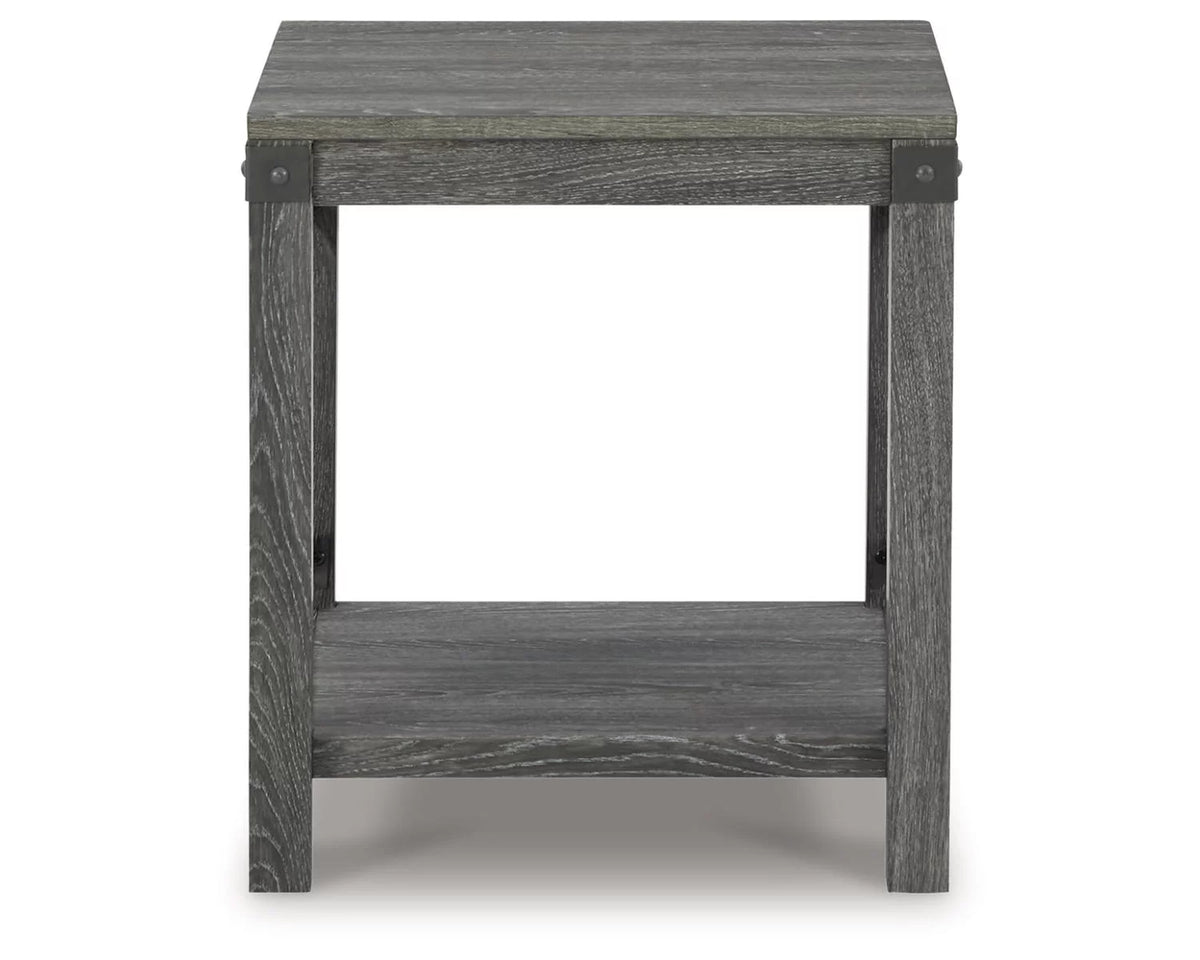 End Table Grayish Brown Q4946