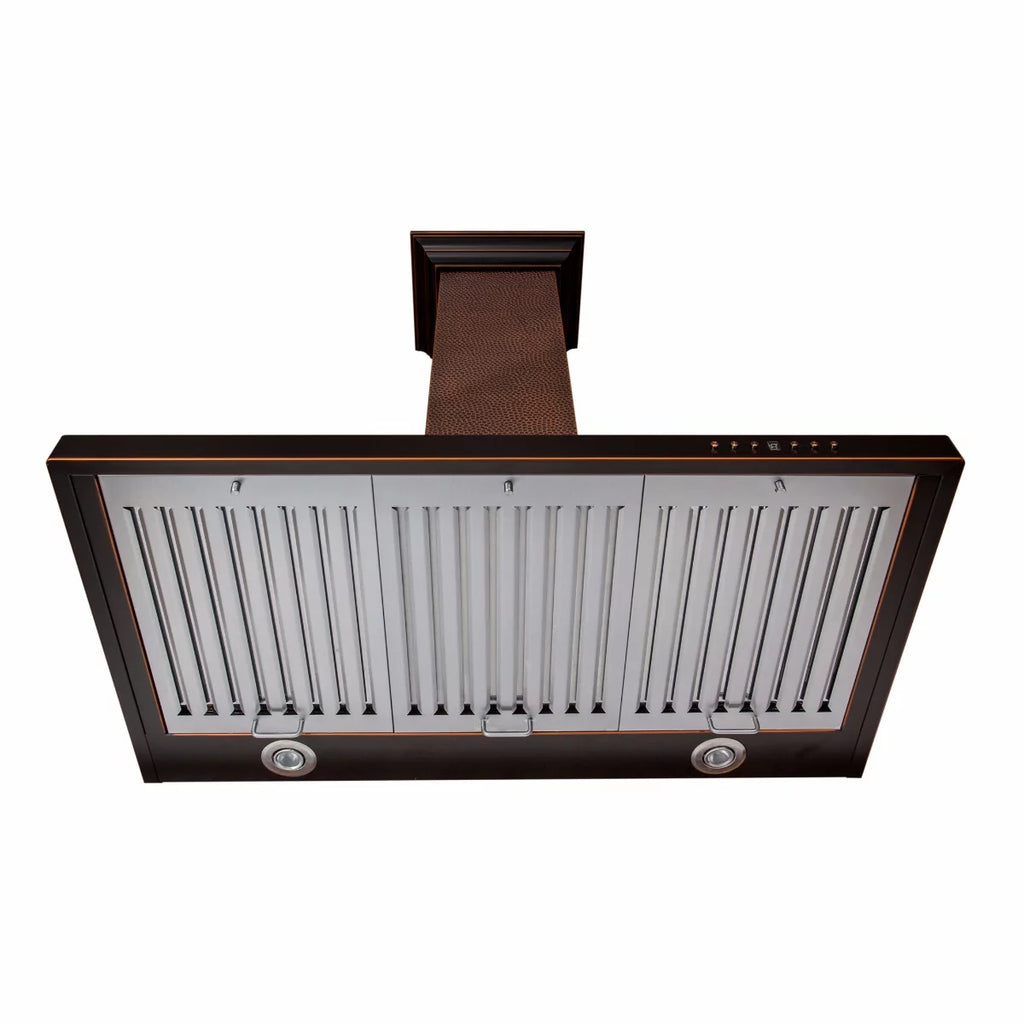 30 in. 760 CFM Hand-Hammered Wall Mount Range Hood F216824