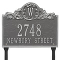 Pewter Silver Monogram Plaque S377