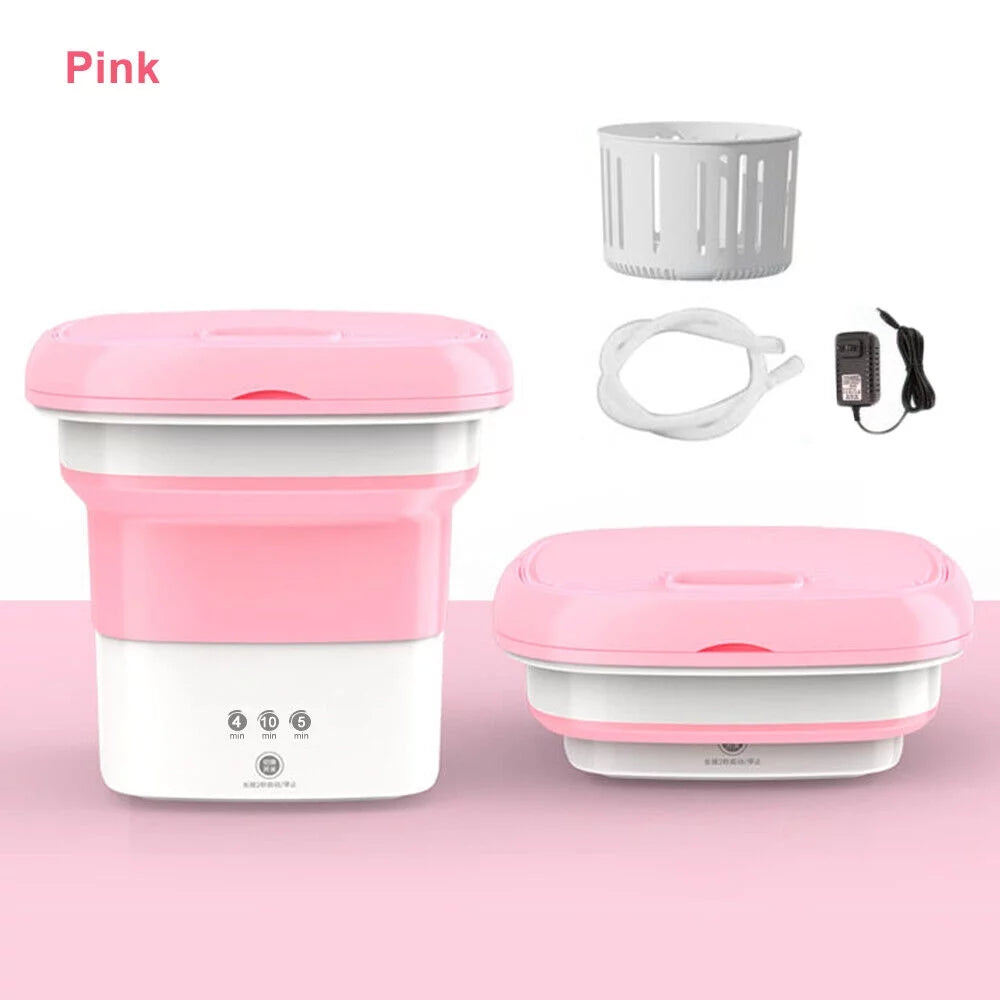 Foldable Clothes Washer with Dryer Bucket H3543