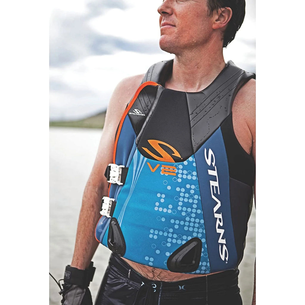 Men's 2XL Blue Neoprene Life Jacket Vest Q69083