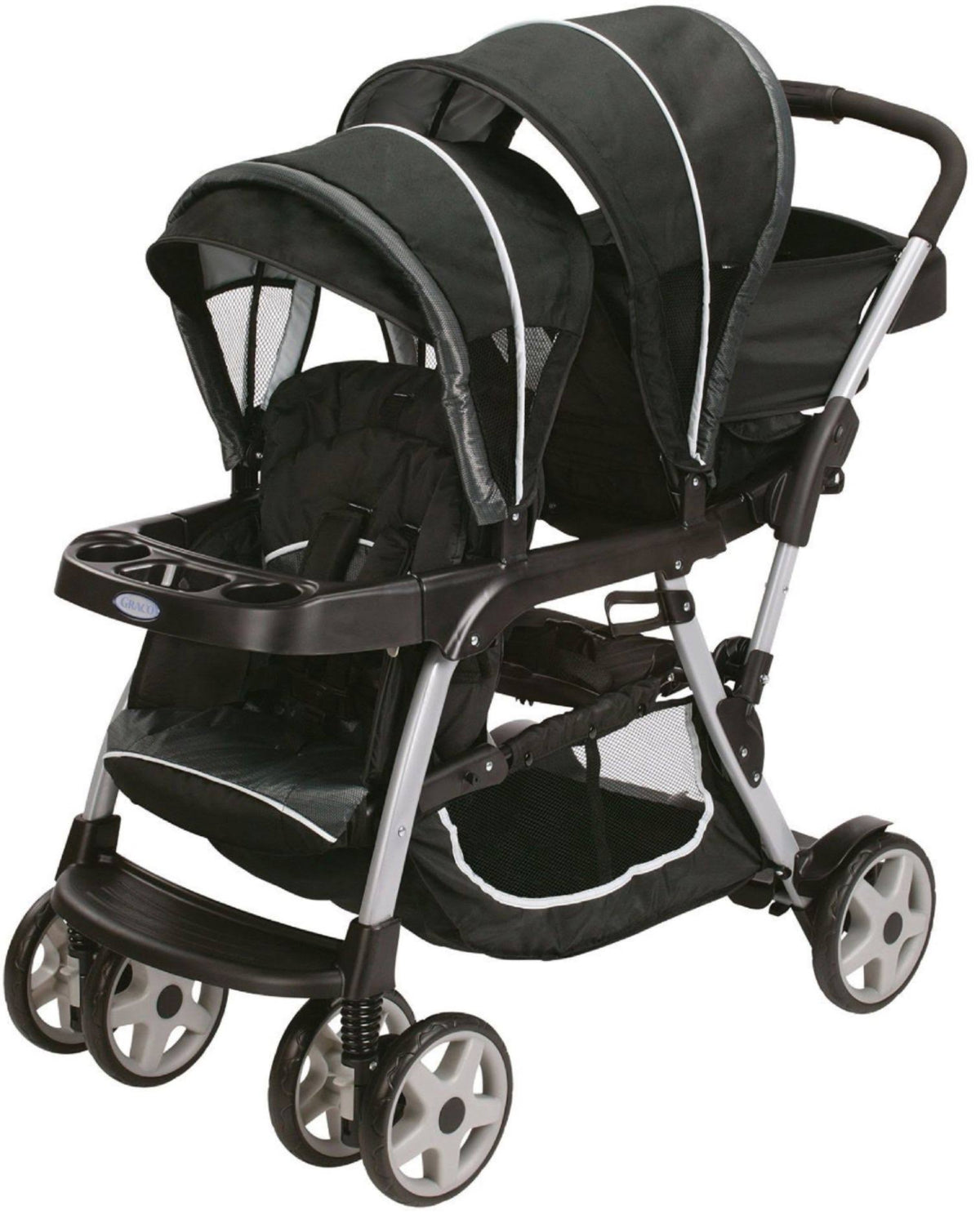 Black Double Stroller Q3625