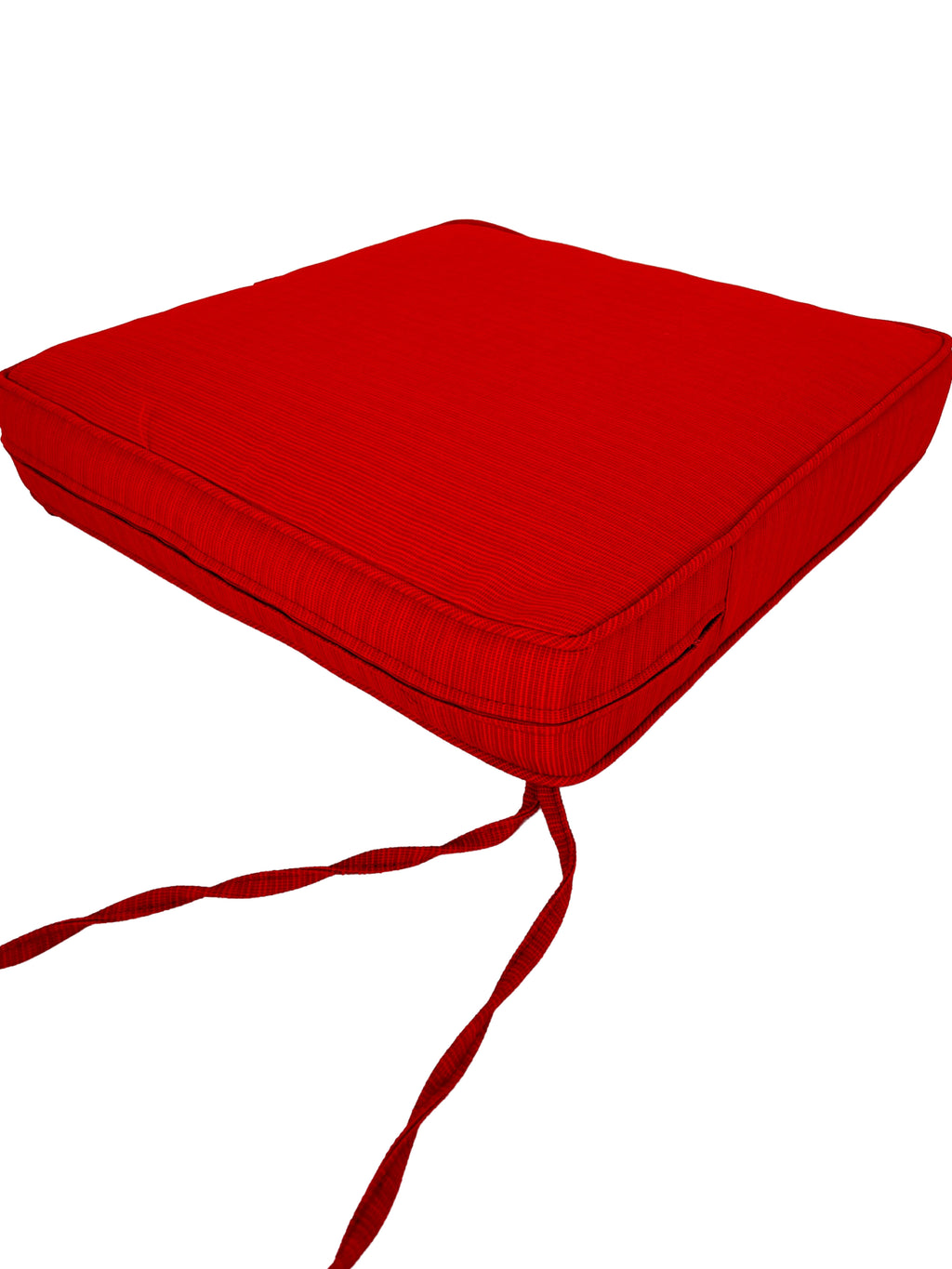 Outdoor Dining Seat Cushion Square Set of 2 Cardinal Red 17" x 17" Q8294