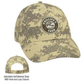 Digital Camouflage Cap, 100% Cotton Ripstop, 6 Panel, Structured Crown E85831