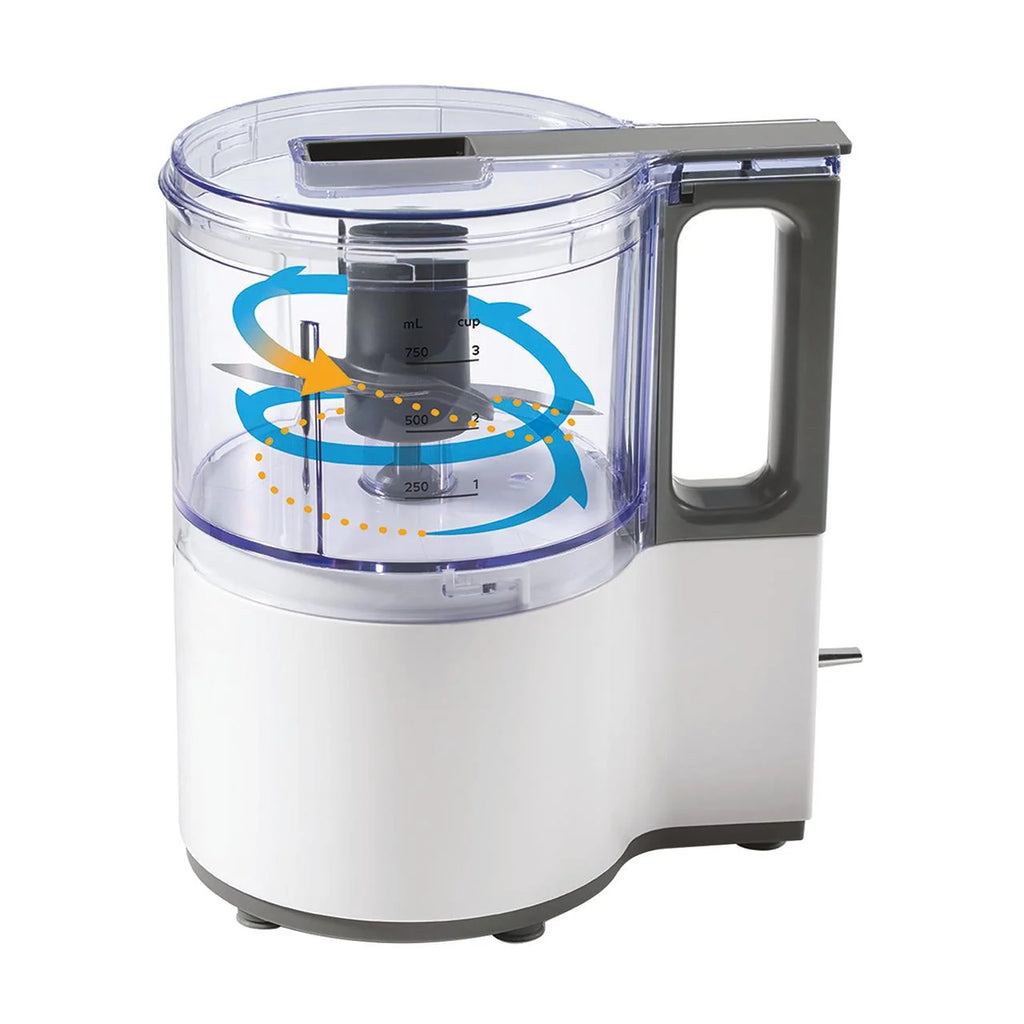 4-Cup 3-Speed Oscillating Food Processor, White V154