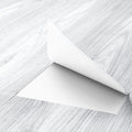 6"x36" 15pcs Natural Wood Peel and Stick Vinyl Floor Tile White Waterproof U6672