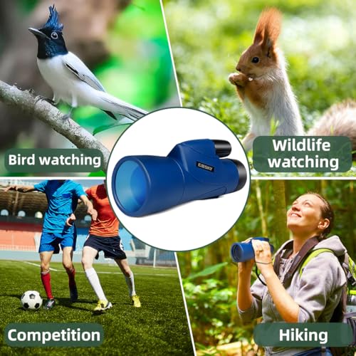 12x55 HD Monocular Telescope with BAK4 Prism & FMC Lens O849511