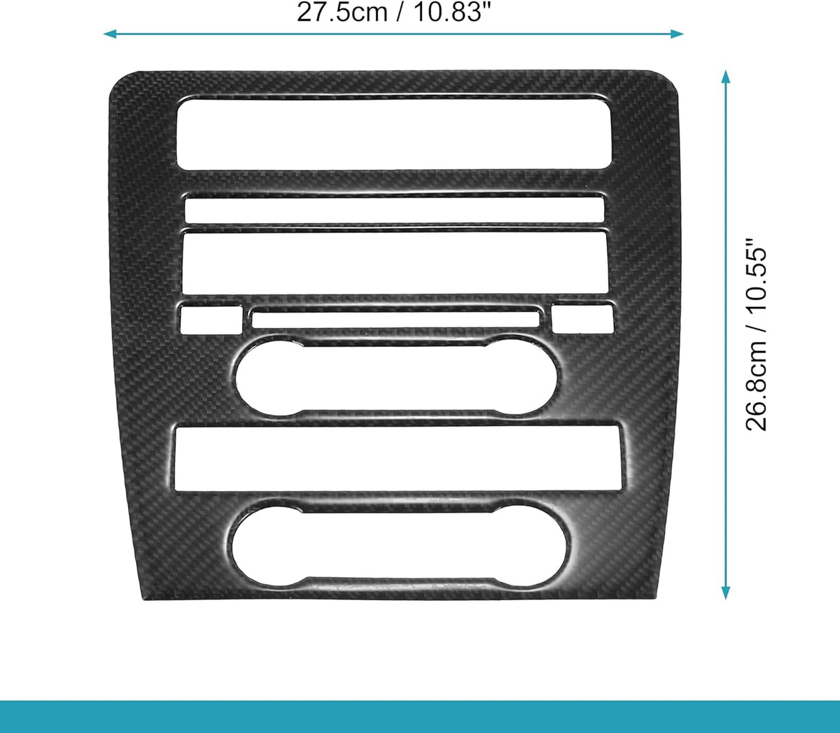 Soft Carbon Fiber Trim Cover for Ford Mustang 2009-2013 Pack of 2 H73560