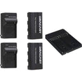 2x NP-F 2200mAh Batteries and 2 Charger Kit with V-Mount K29604
