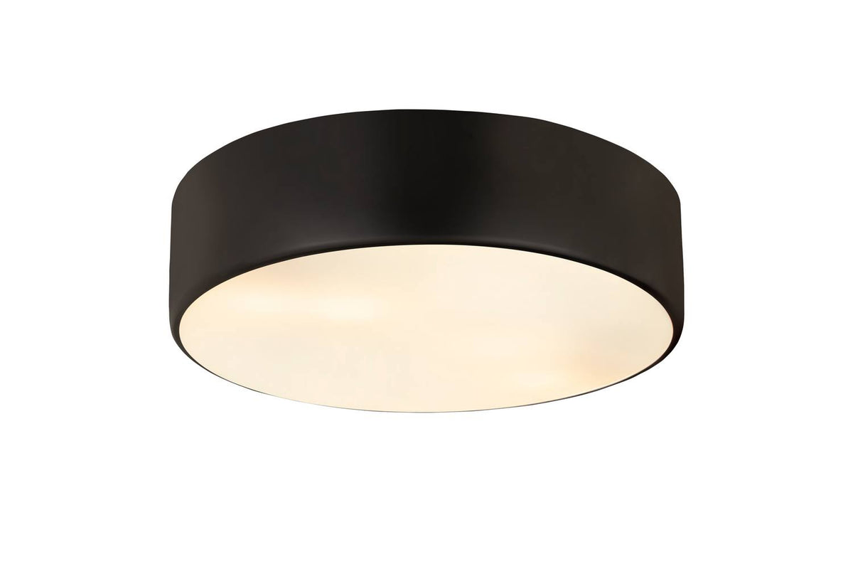 Matte Black 4 Light Flush Mount U855