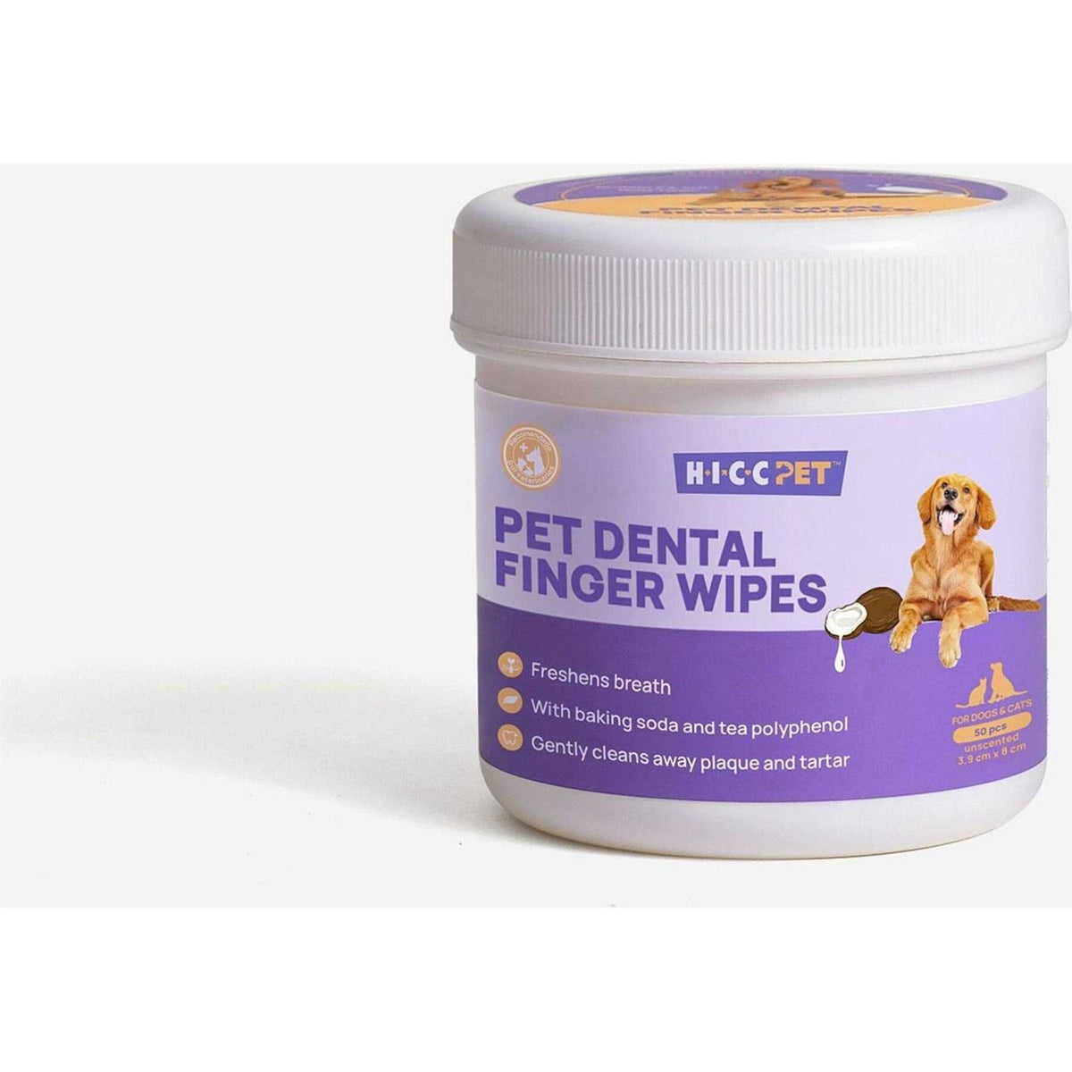 Dental Finger Wipes for Cats & Dogs 50 pc T875