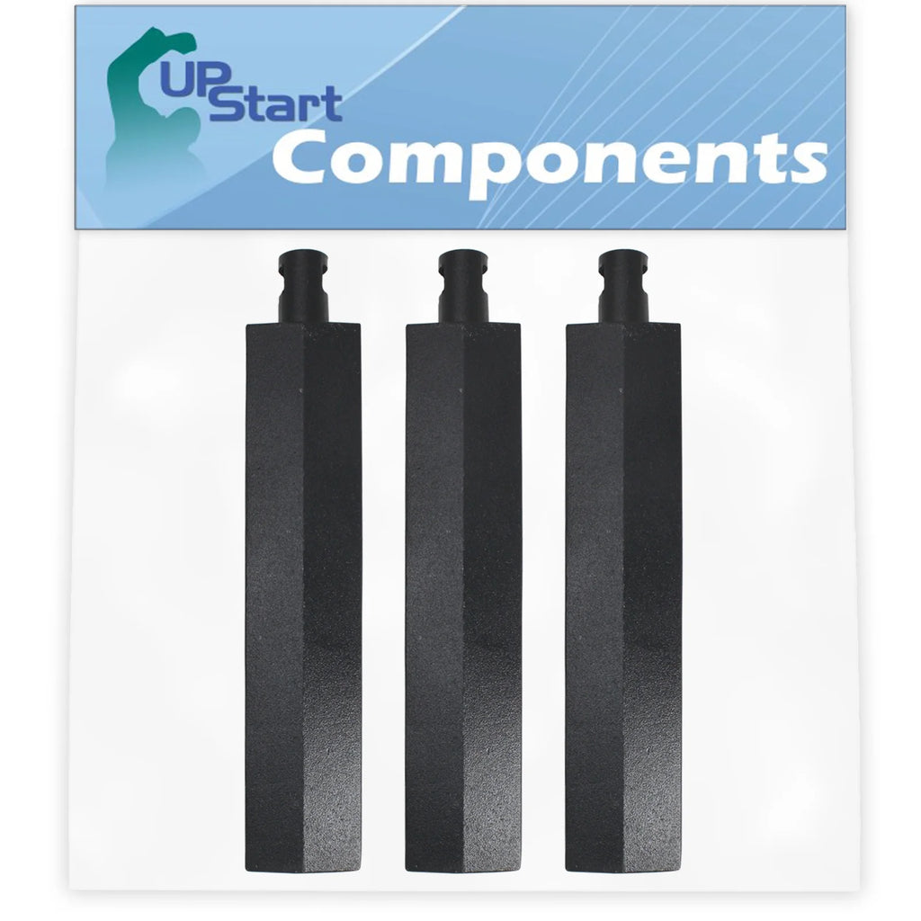 3-Pack BBQ Gas Grill Tube Burner Replacement Parts, Cast Iron, 15 3/4" S2072