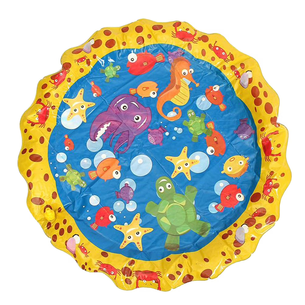 Colorful PVC Water Play Mat Toy for Outdoor Pool Garden F79476