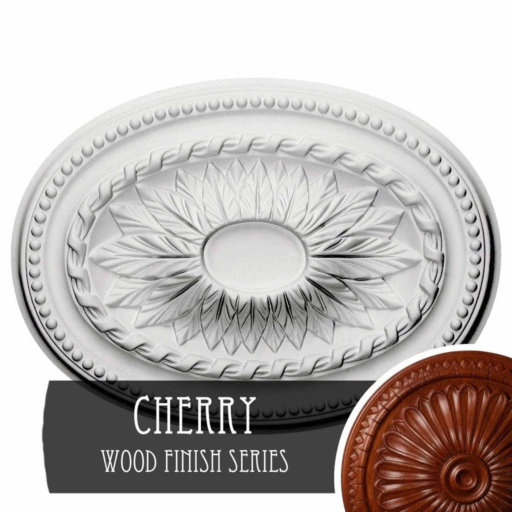 Hand-Painted Cherry Ceiling Medallion C8782