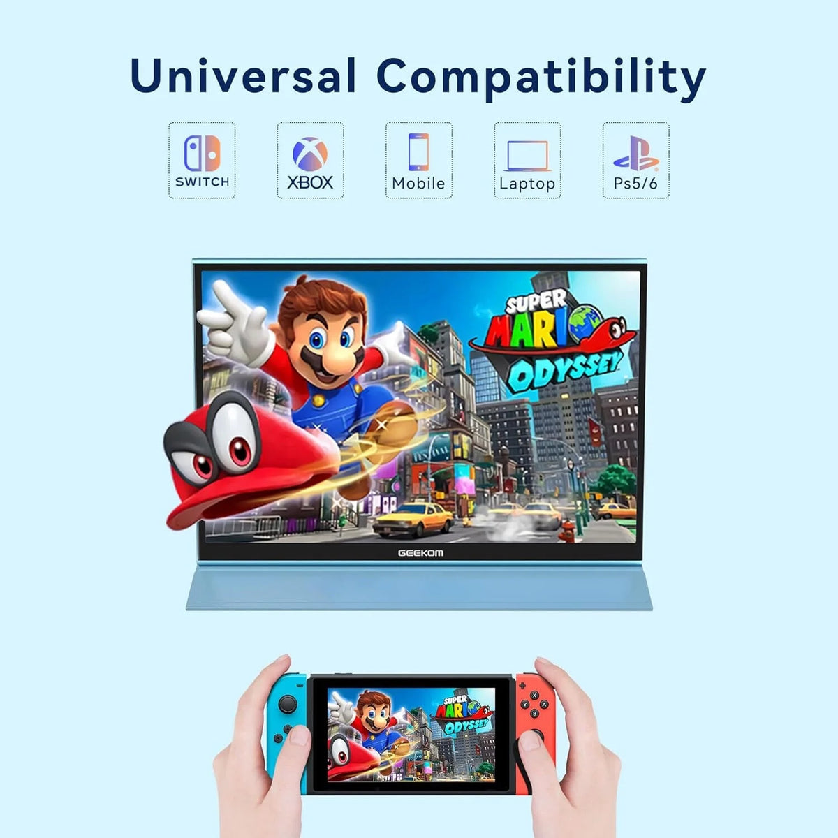 16 Inch Portable IPS HDR Monitor with Smart Cover Q89915