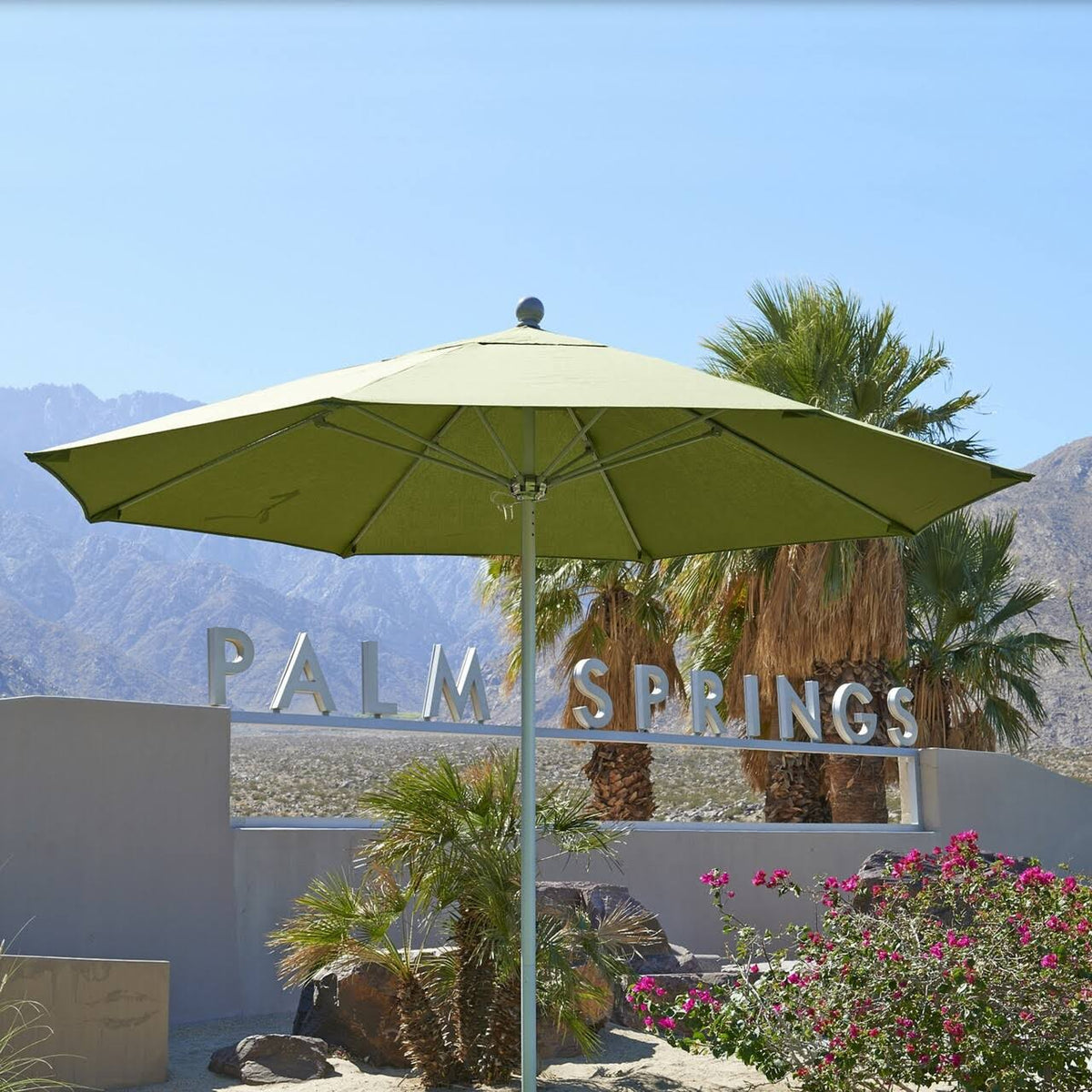 Bronze Fiberglass Market Umbrella S4525