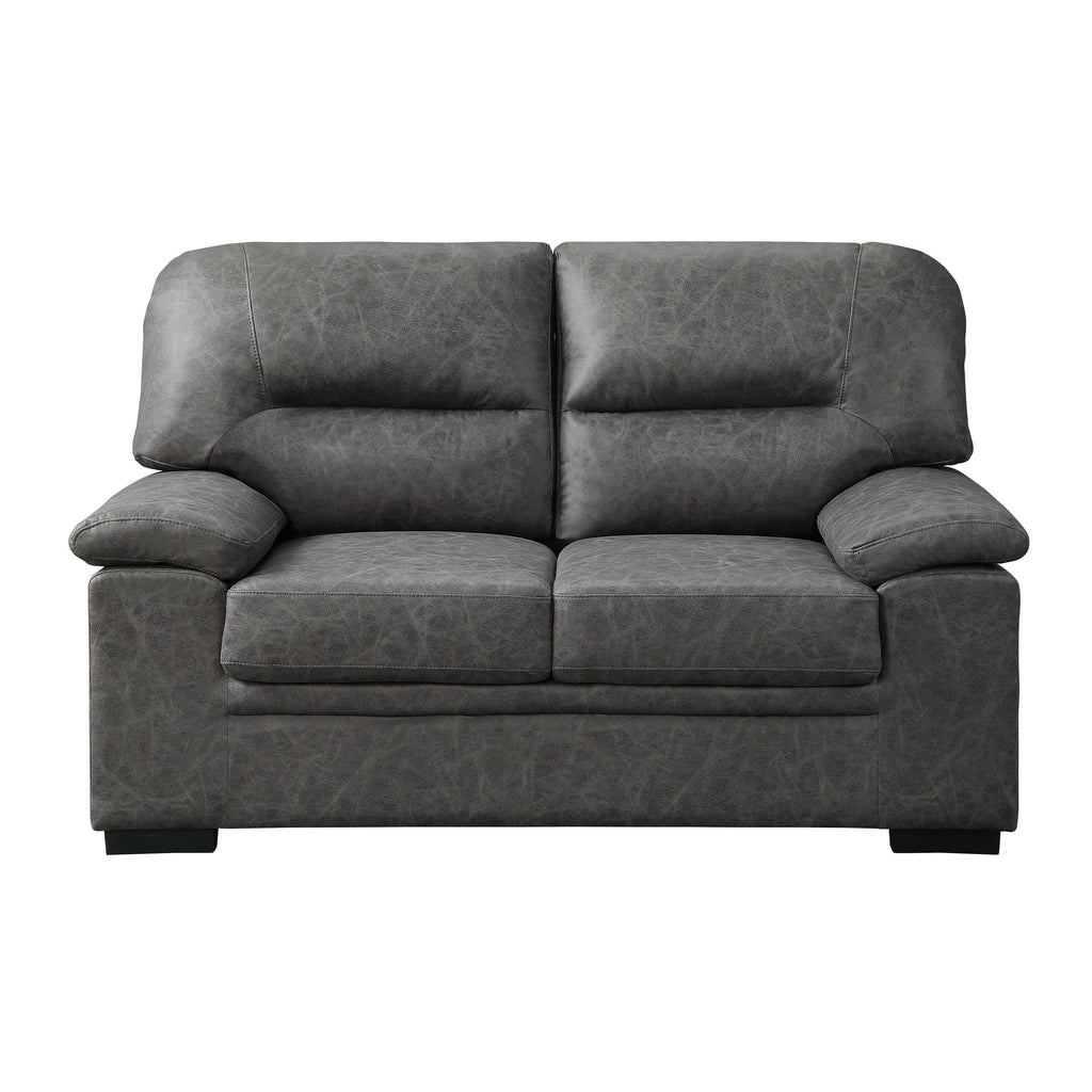Dark Grey Loveseat D9254