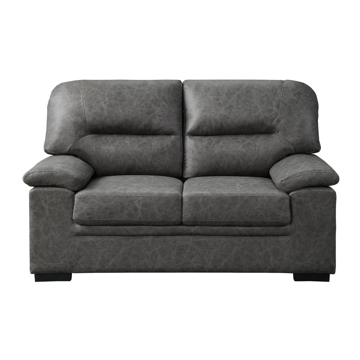Dark Grey Loveseat D9254