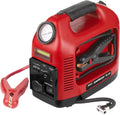 Battery Jump Starter Portable Power Supply, Air Compressor, Battery Bank and Tire Inflator E889