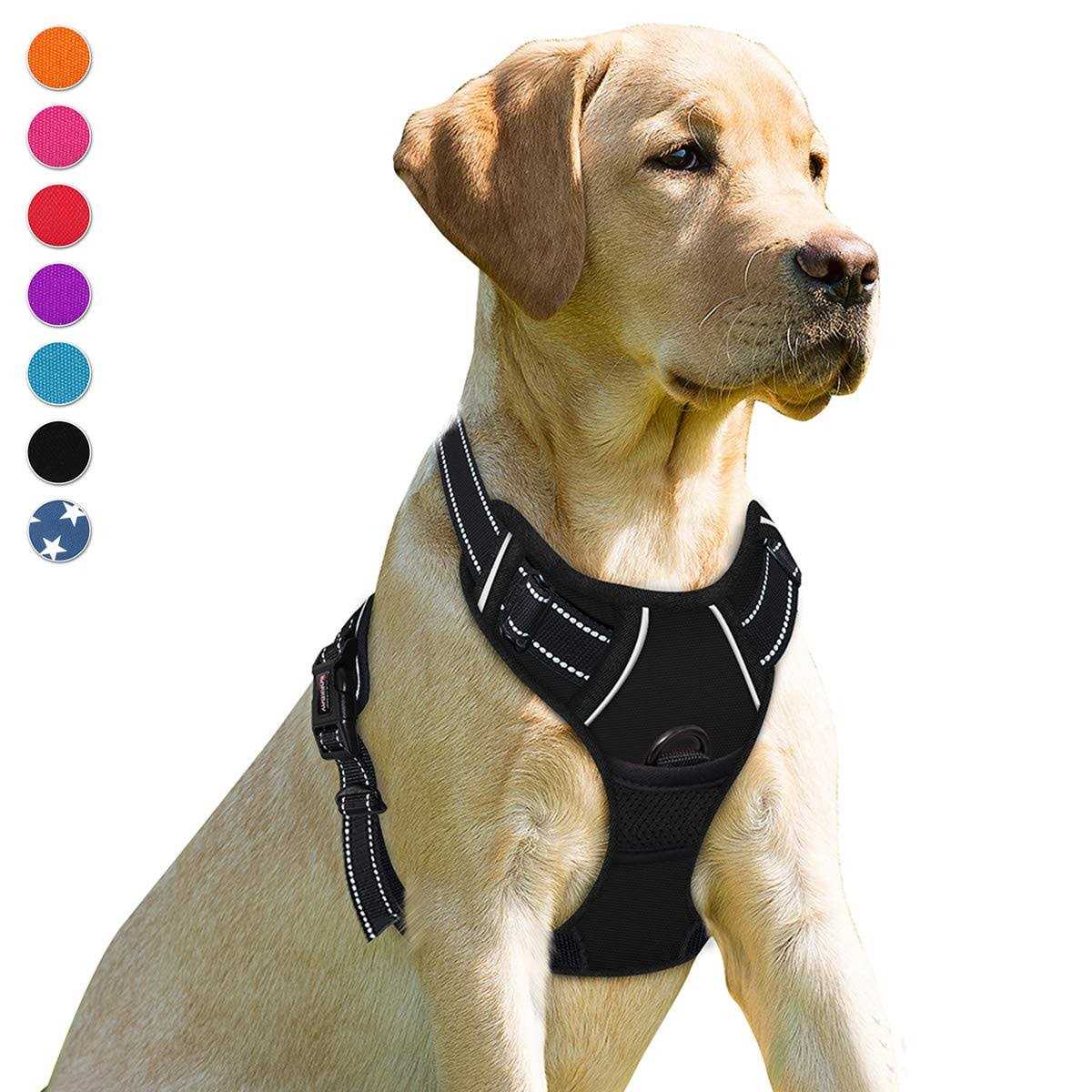 No Pull Reflective Dog Harness with Handle H811