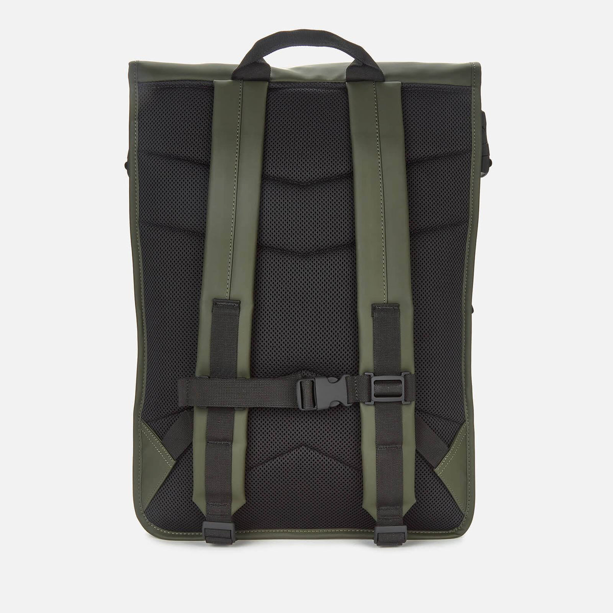 Green Buckle Rolltop Rucksack I807