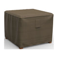 Black and Tan Patio Table Ottoman Cover X42422