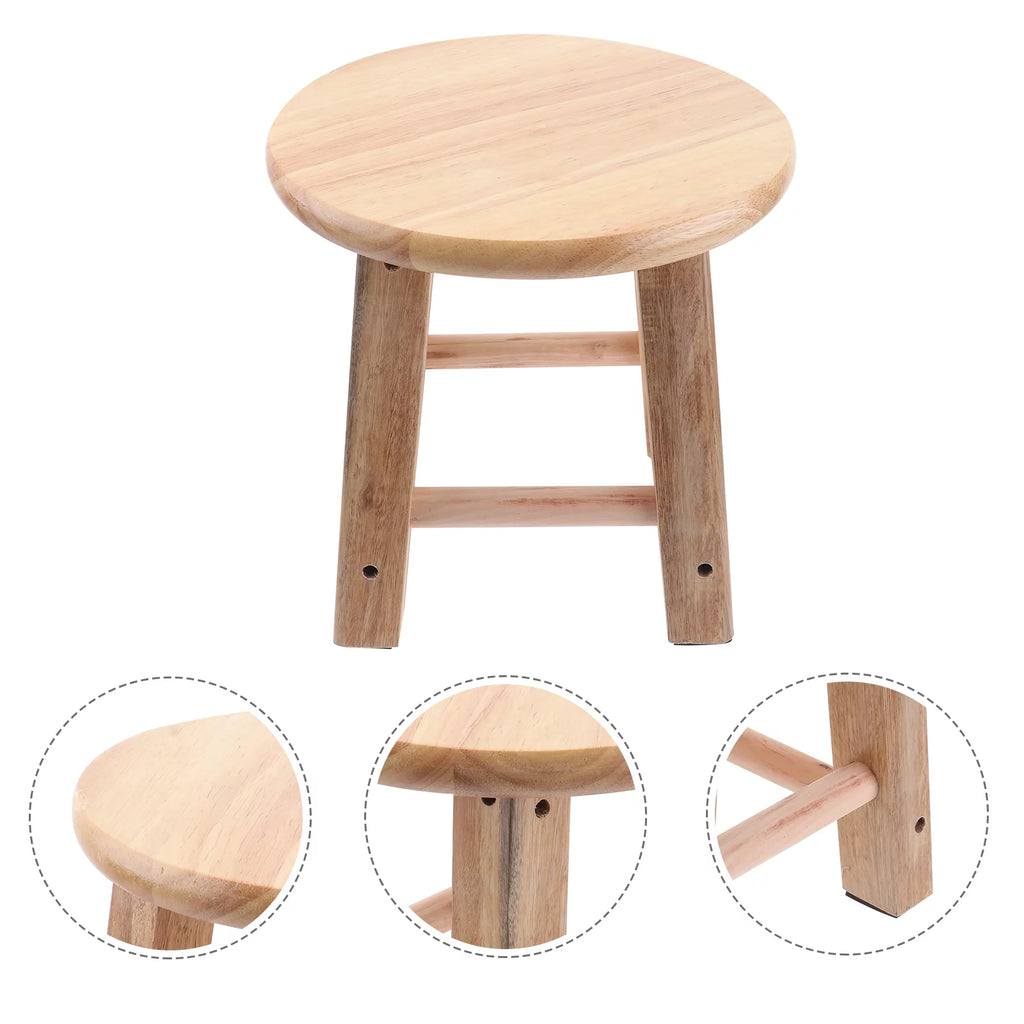 Wood Round Stool A9231