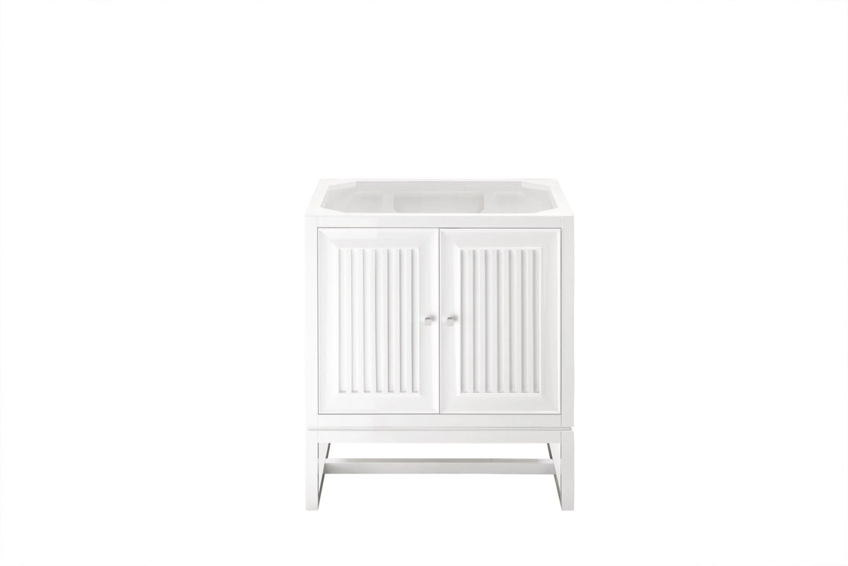 30 in. Glossy White Single Vanity Cabinet J19636