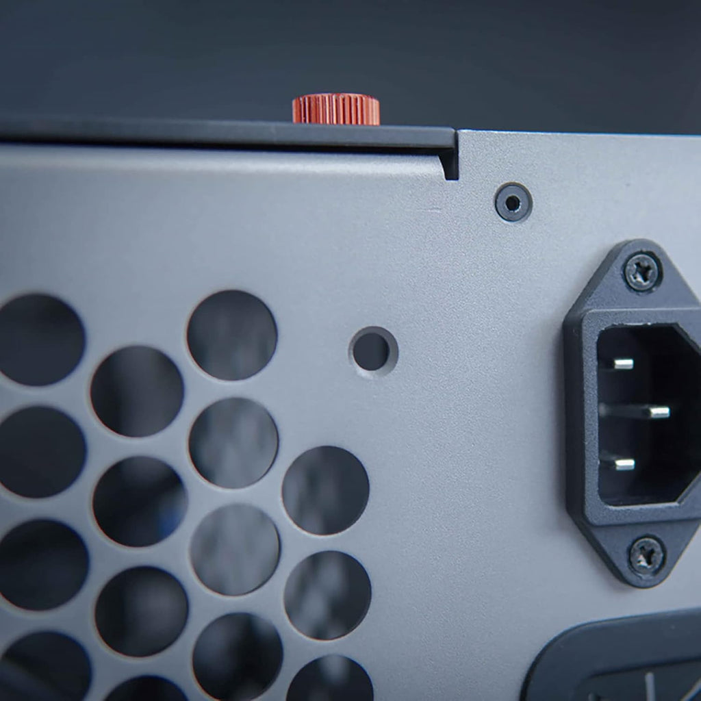 Aluminum Grey Mid Tower PC Case with Tempered Glass Window H607
