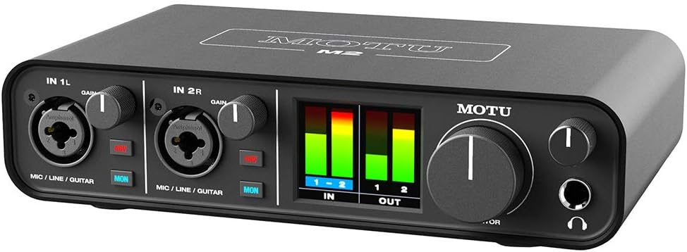 Motu M2 2x2 USB-C Audio Interface with XLR Cable U7879