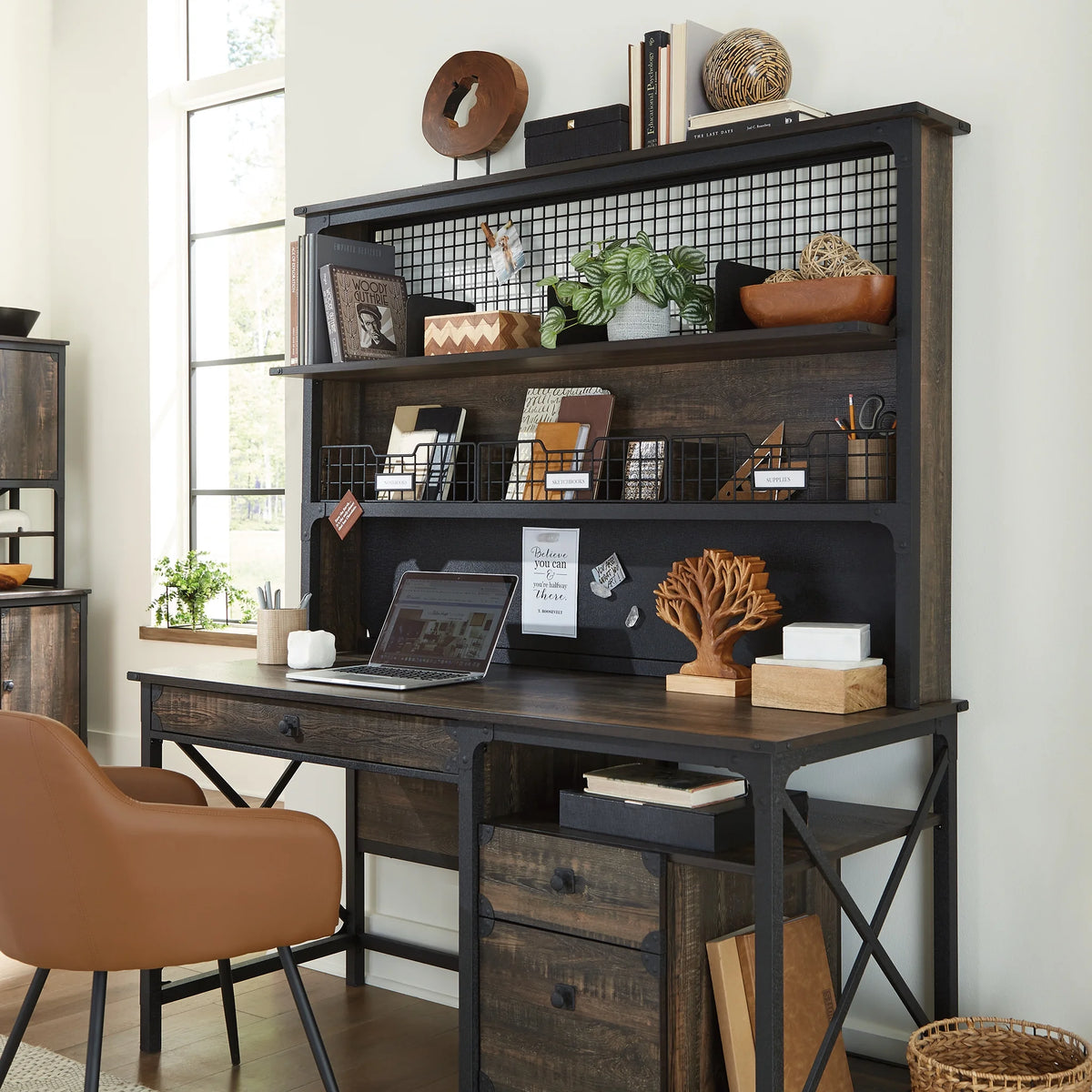 Industrial Desktop Hutch X4212