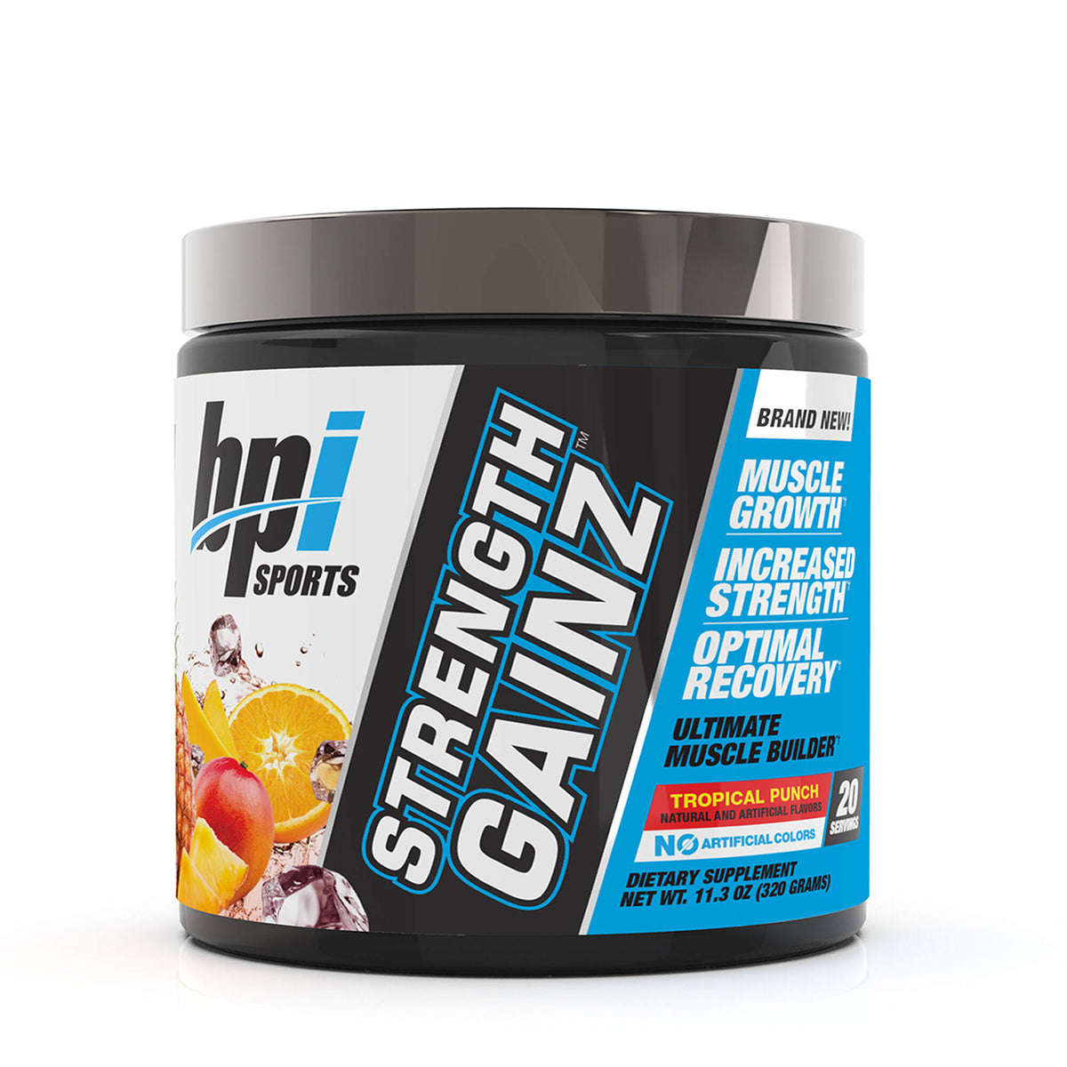 20 Servings Tropical Punch Strength Gainz U4413