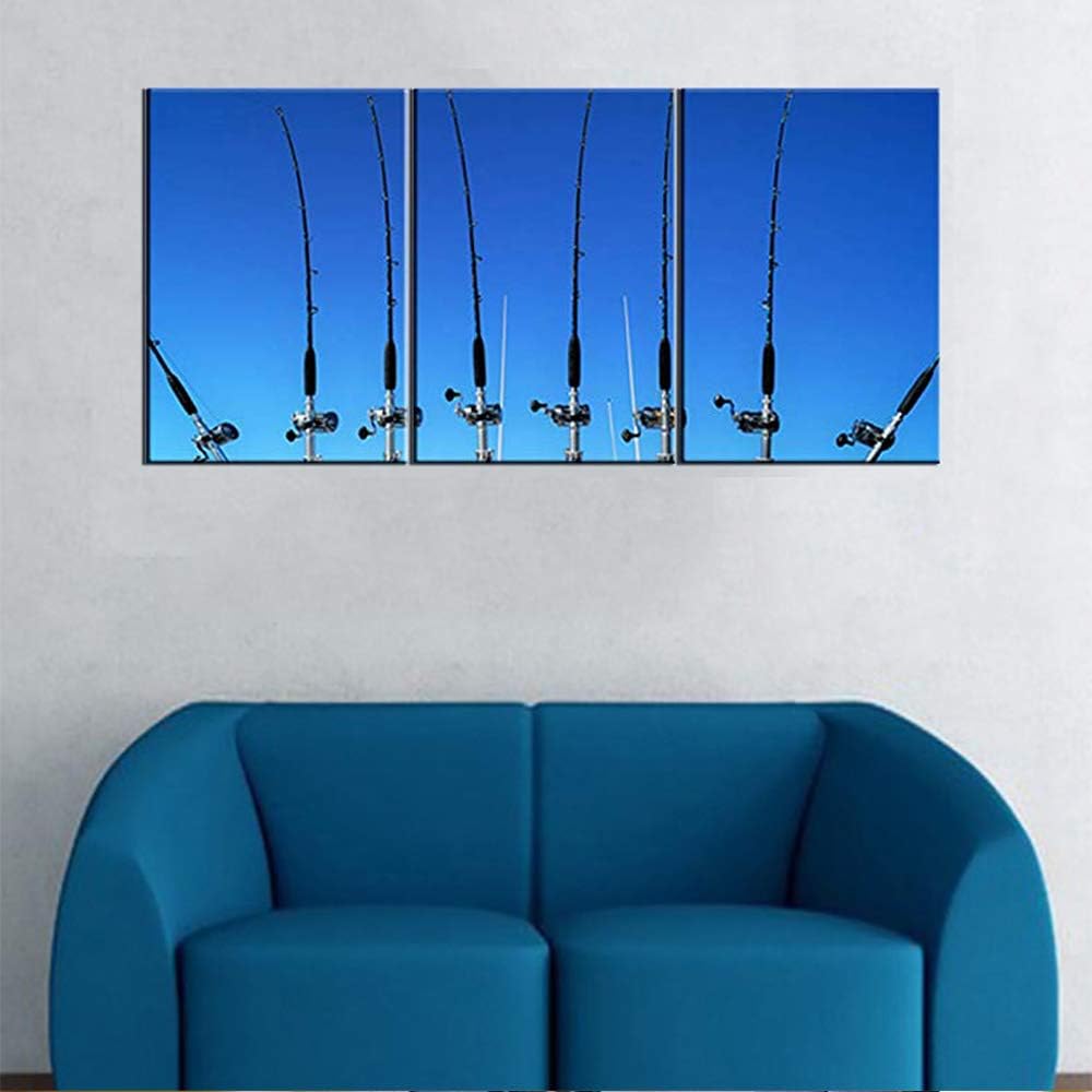 5 Piece Canvas Giclee Framed Wall Art (50''W x 24''H) U614