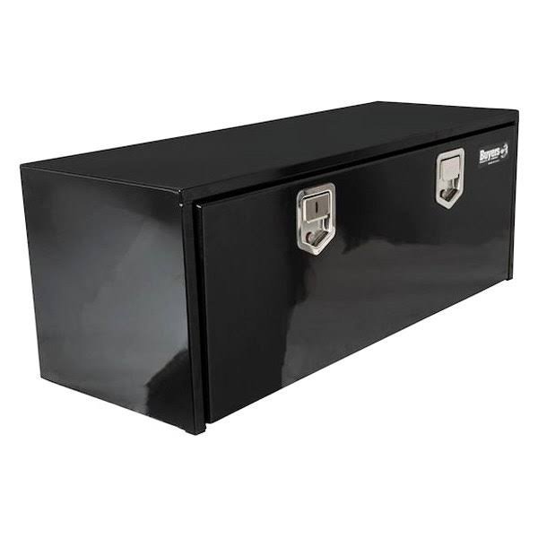 18 x 18 x 48 in. Steel Underbody Box, Black E66737