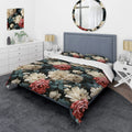 Floral Bedding Cover Set with 2 Shams Z3998