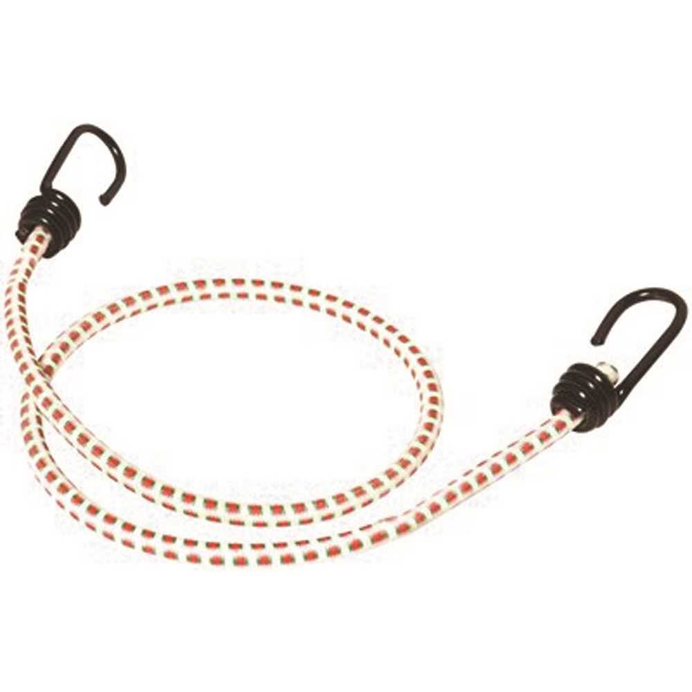 8mm Bungee Cord with Hardened Wire Hook Pack of 25 V687642