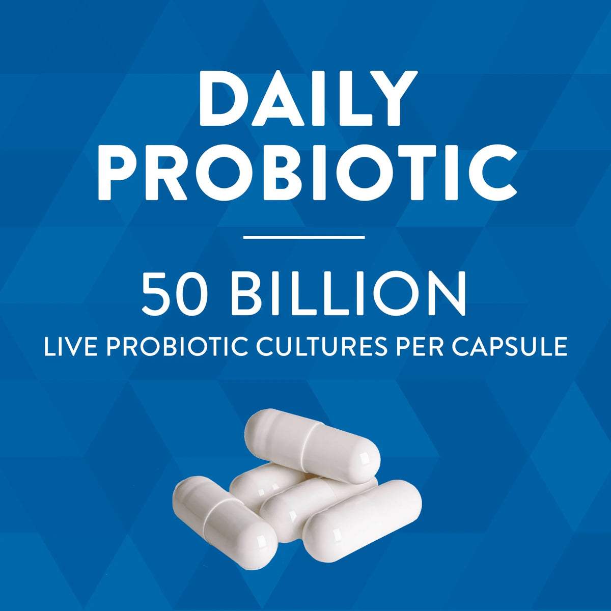 Women's Extra Strength Probiotic Capsules, 50 Billion Live Probiotics, 30 Count Q33156