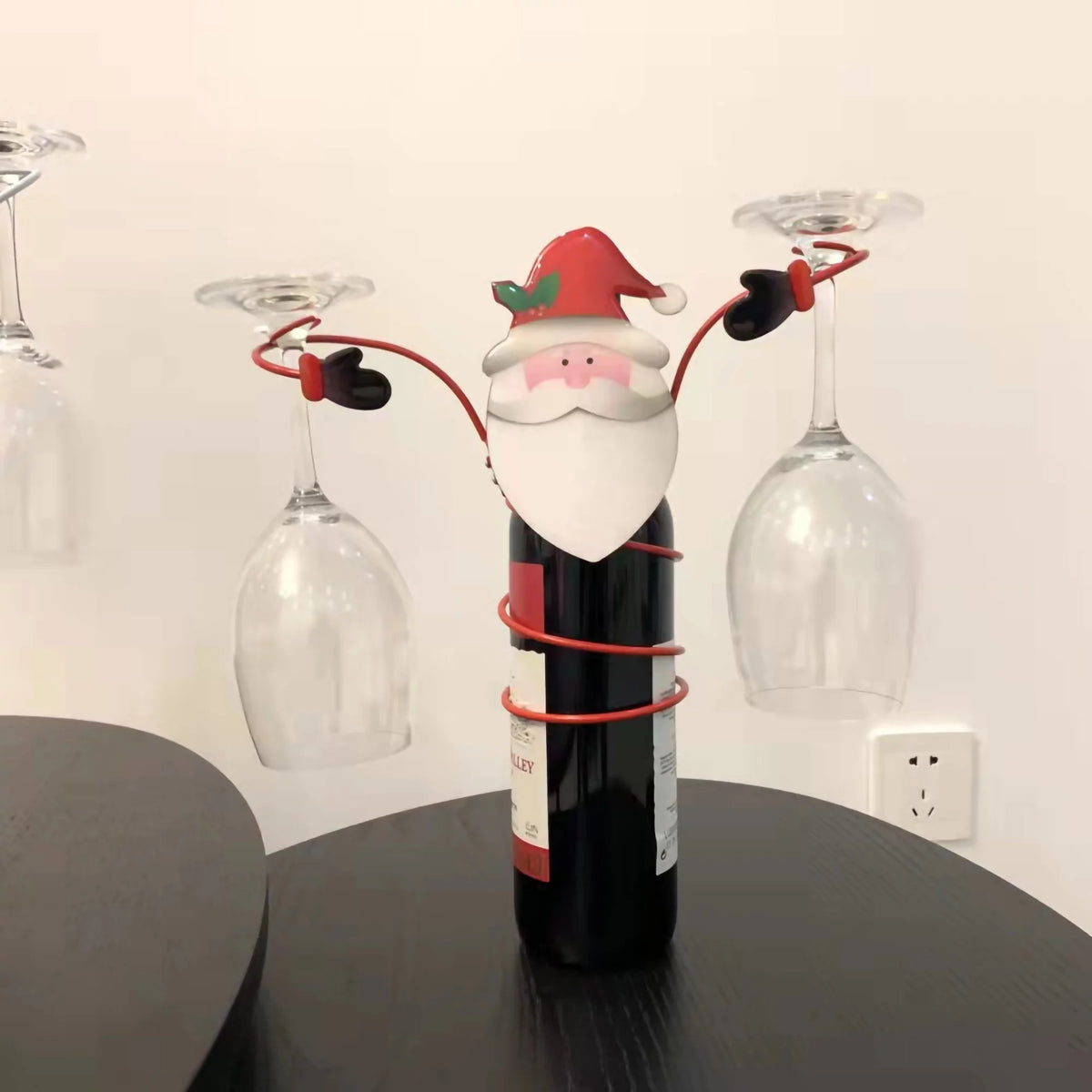 Holiday Wine Bottle and Glass Holder G286927