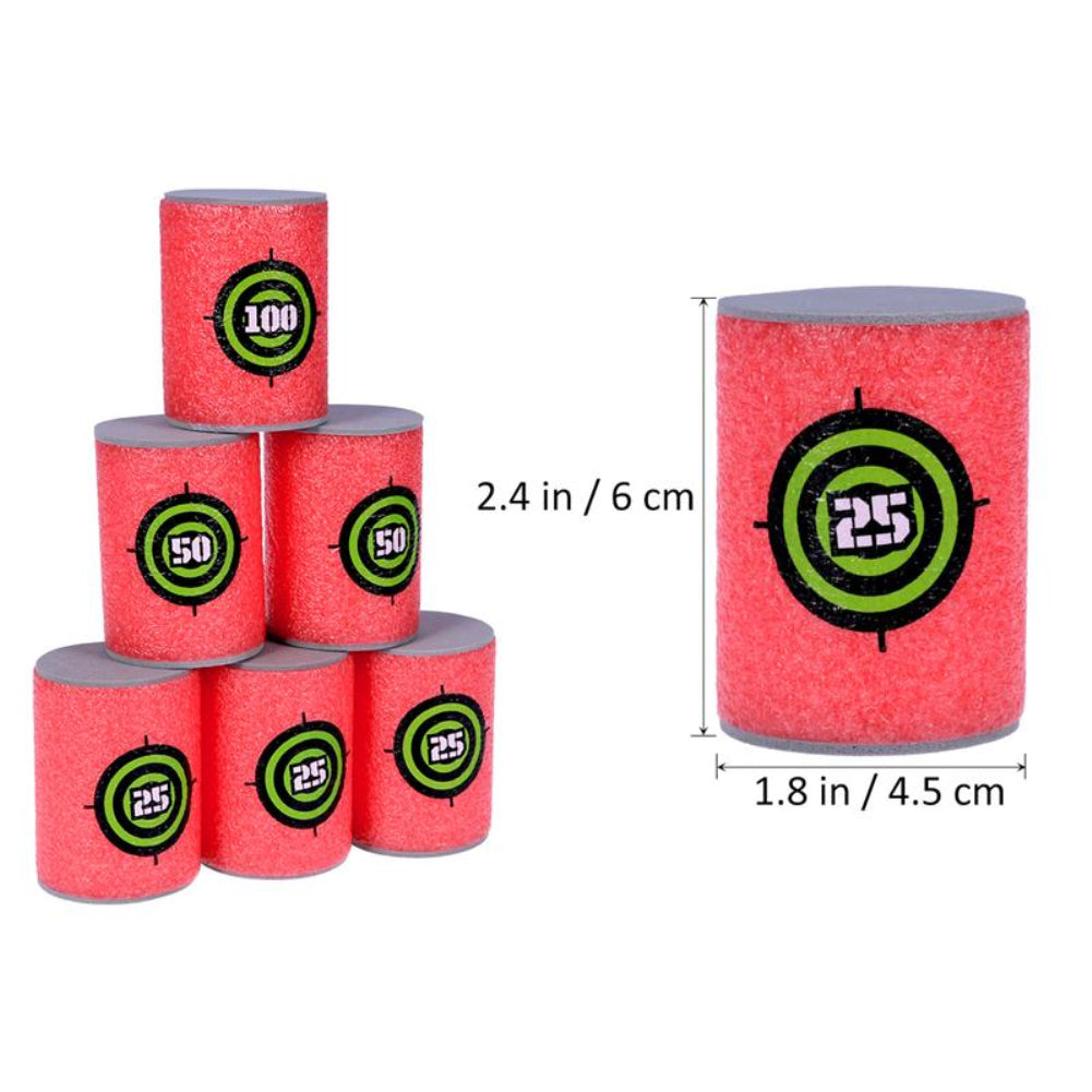 6pcs Eva Foam Dart Target Toy M3418