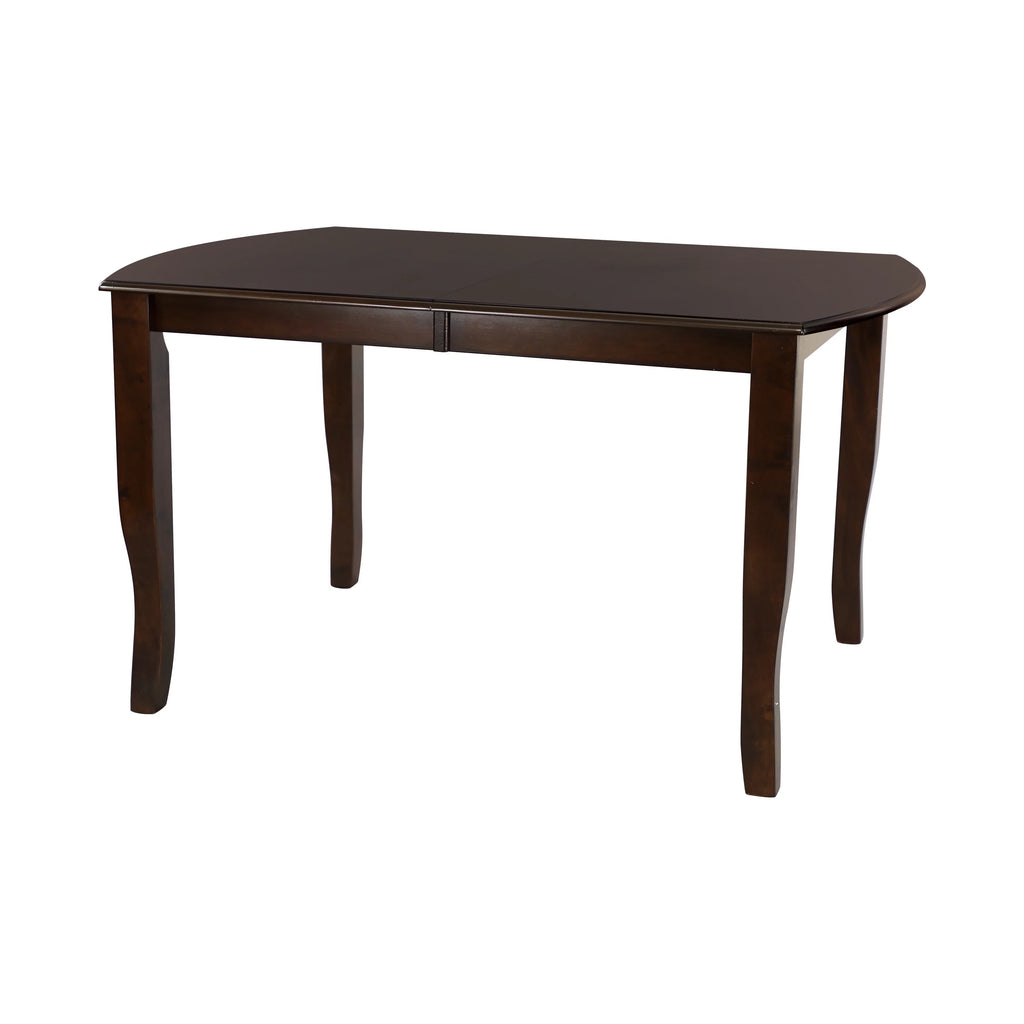 Dark Cherry Mango Veneer Wood Dining Table V3399