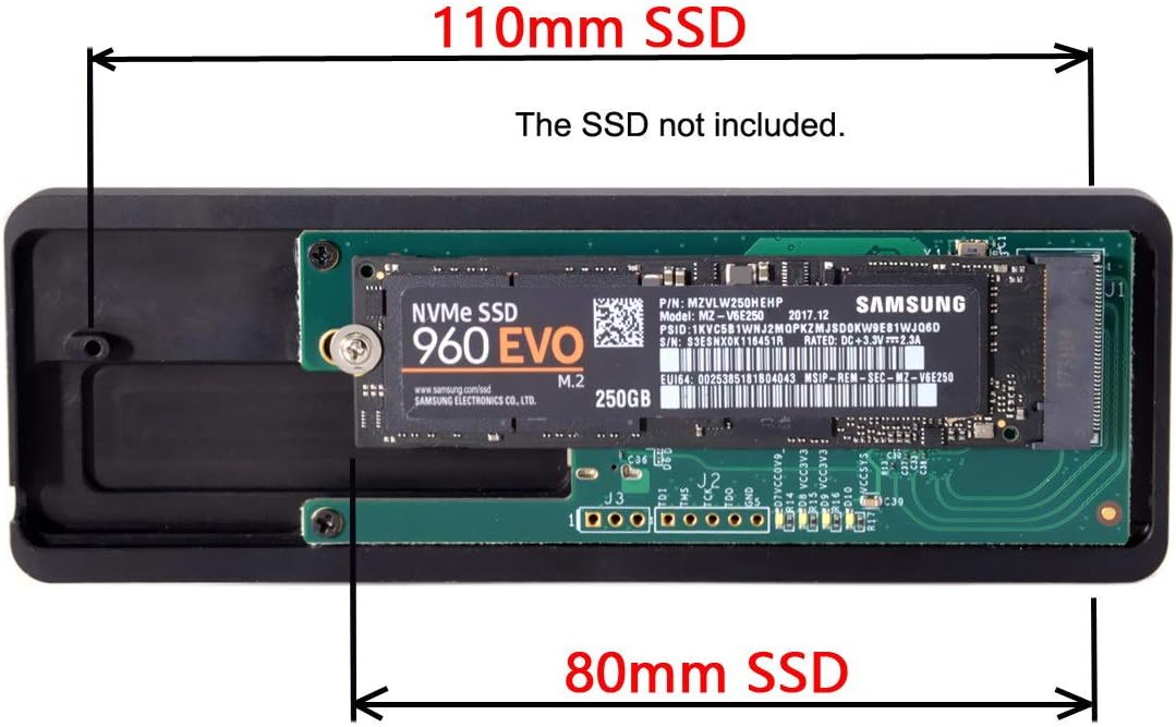 USB4 to PCI Express PCI-E to NGFF M-Key NVME AHCI SSD Convert Case Cartridge O659