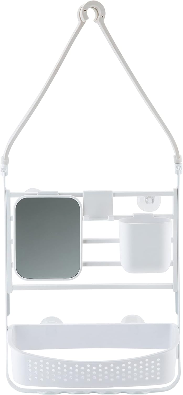 Matte Black Adjustable Shower Caddy I47782