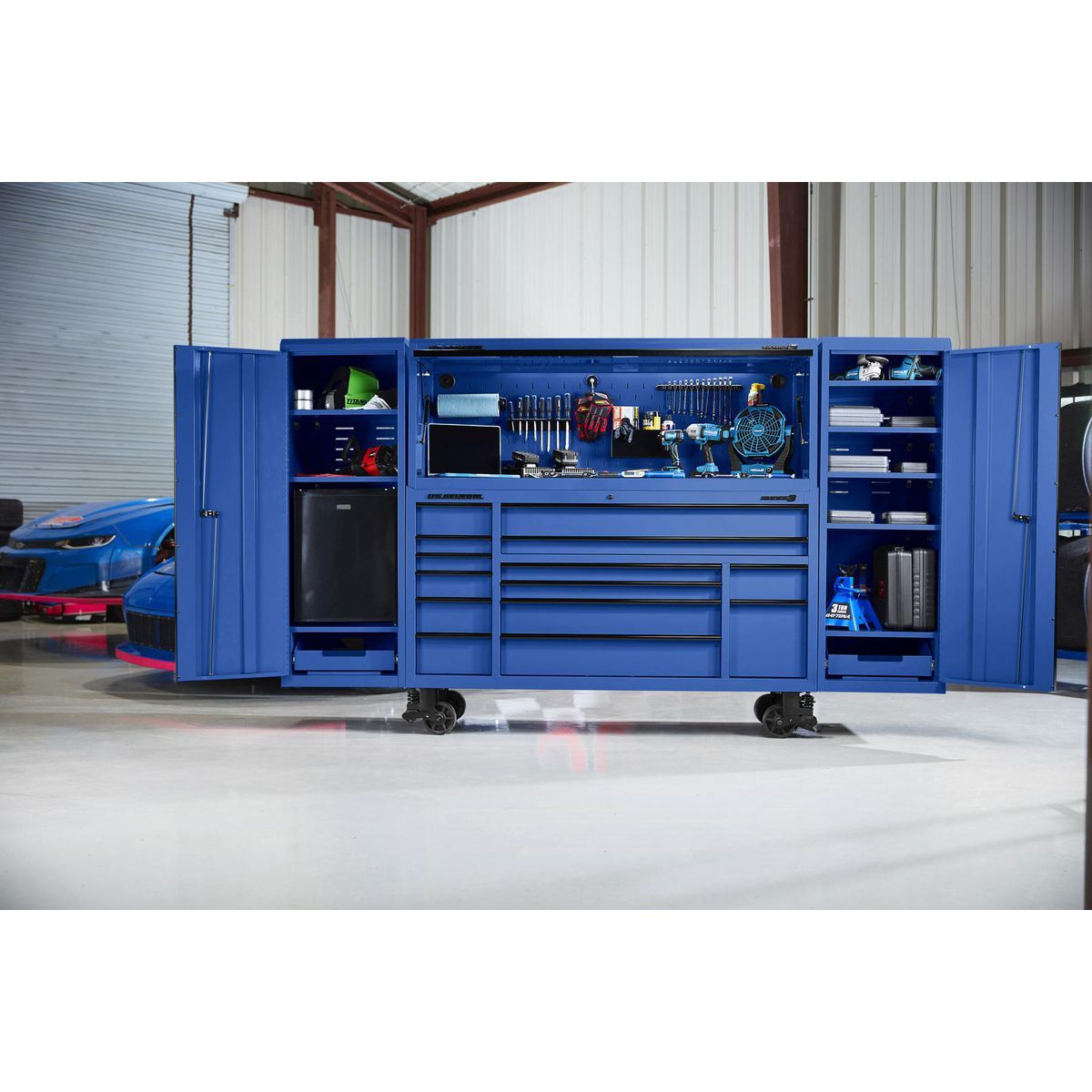 22 in. Blue End Locker A90830