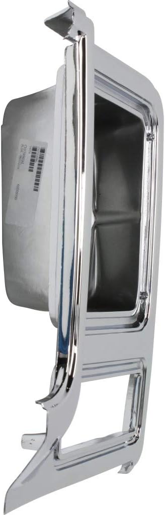 Chrome & Painted Dark Argent Headlight Door for Chevy C10 C20 C30 1979 1980 Driver Side Pack of 2 G5064