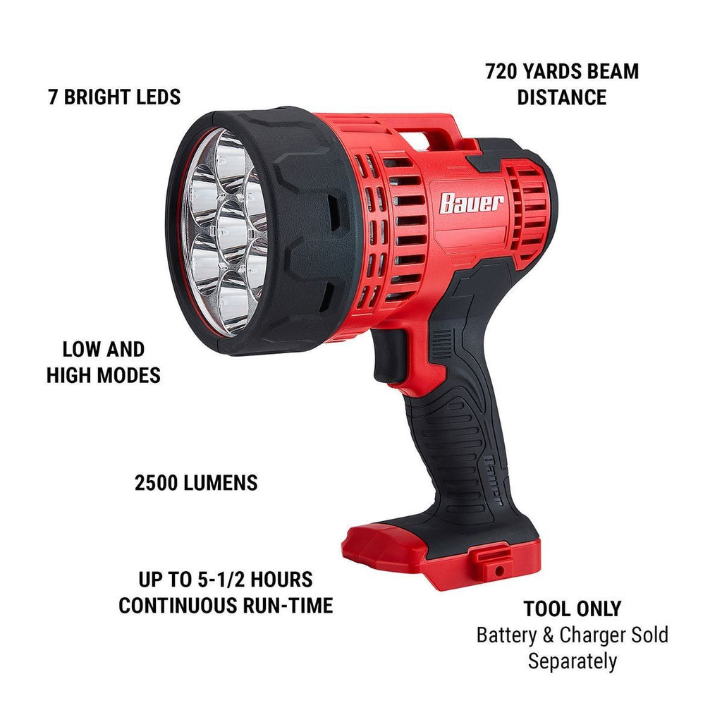 20V Cordless 2500 Lumen Spotlight T727