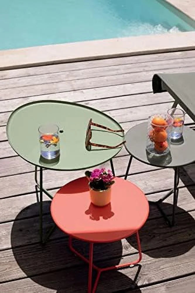Modern Steel Side Table Q2635